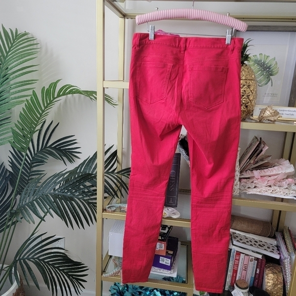 COPY - Loft Red Skinny Legging Women's Size 29T (Size 8 Tall) - Picture 3 of 8
